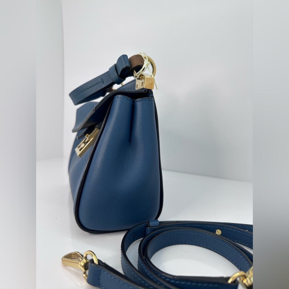 Sold❌Givenchy Blue HOST PICK 🎉and Gold Mini Bag with Structured Design - Picture 4 of 15